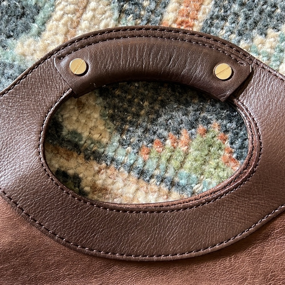 Lamb by Gwen Stefani Purse Notting Hill Leather Handbag Satchel Crossbody Brown - Picture 4 of 12